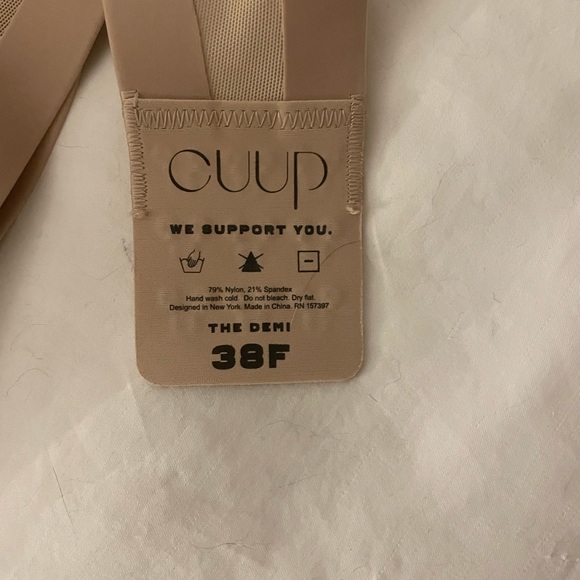 NWOT Cuup Tan Demi Bra - Picture 4 of 4